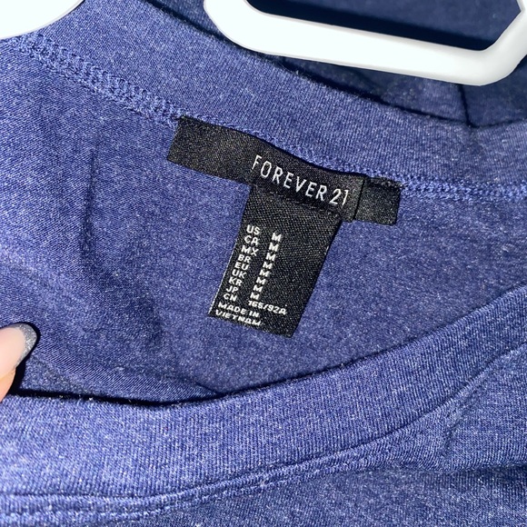 Forever 21 blue t shirt lounge dress - Picture 3 of 3